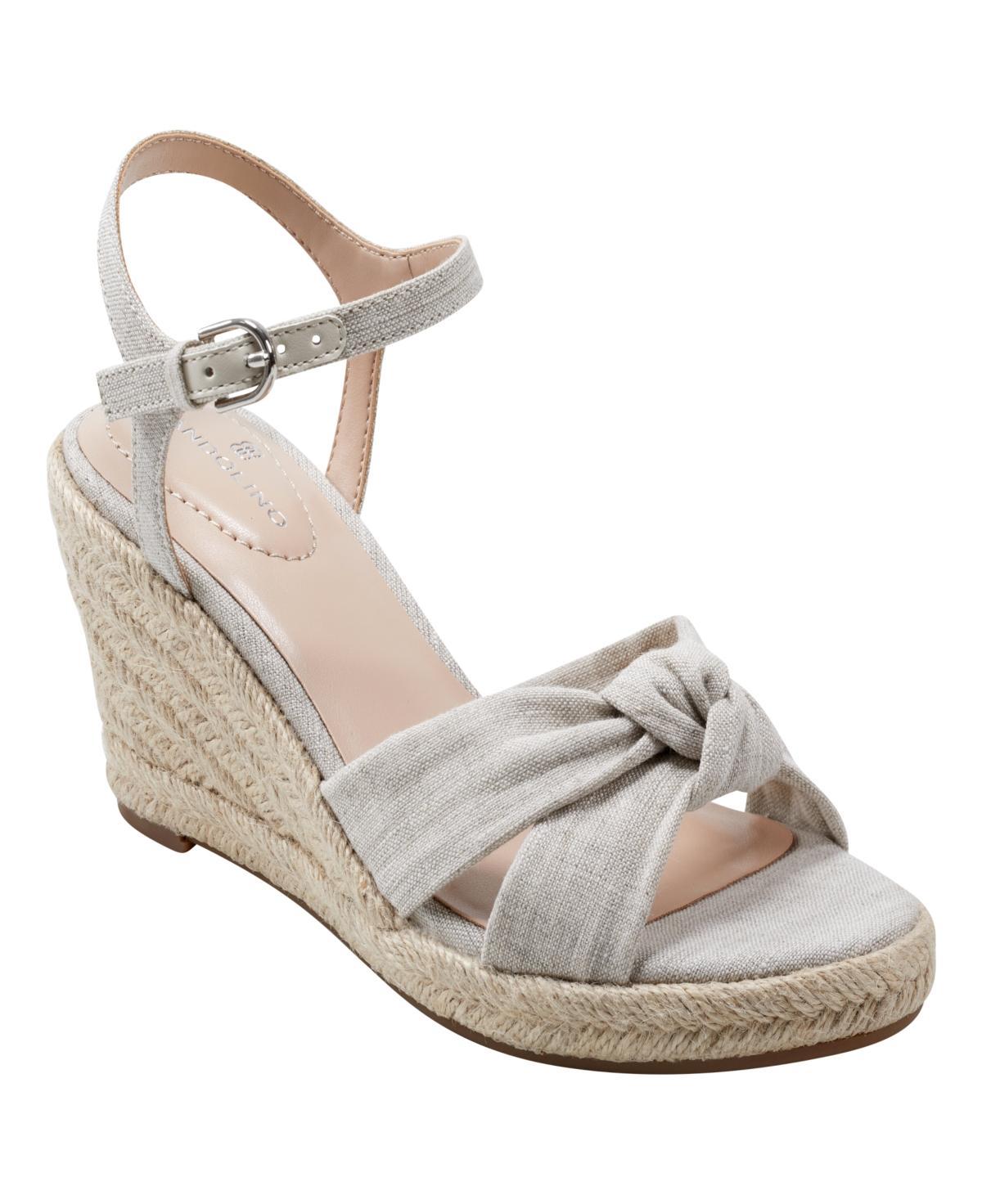 Bandolino Womens Justyne Espadrille Knot Wedge Sandals Product Image