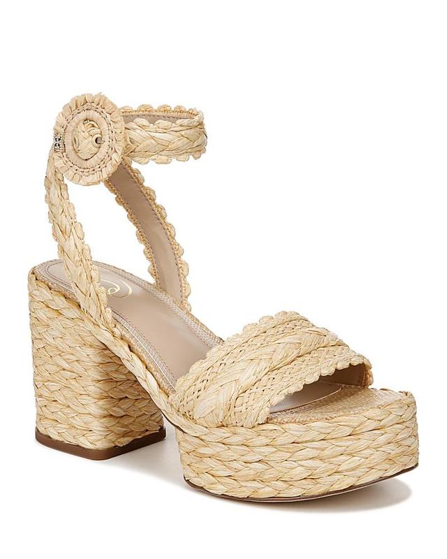 Sam Edelman Womens Iliana Espadrille High Heel Platform Sandals Product Image
