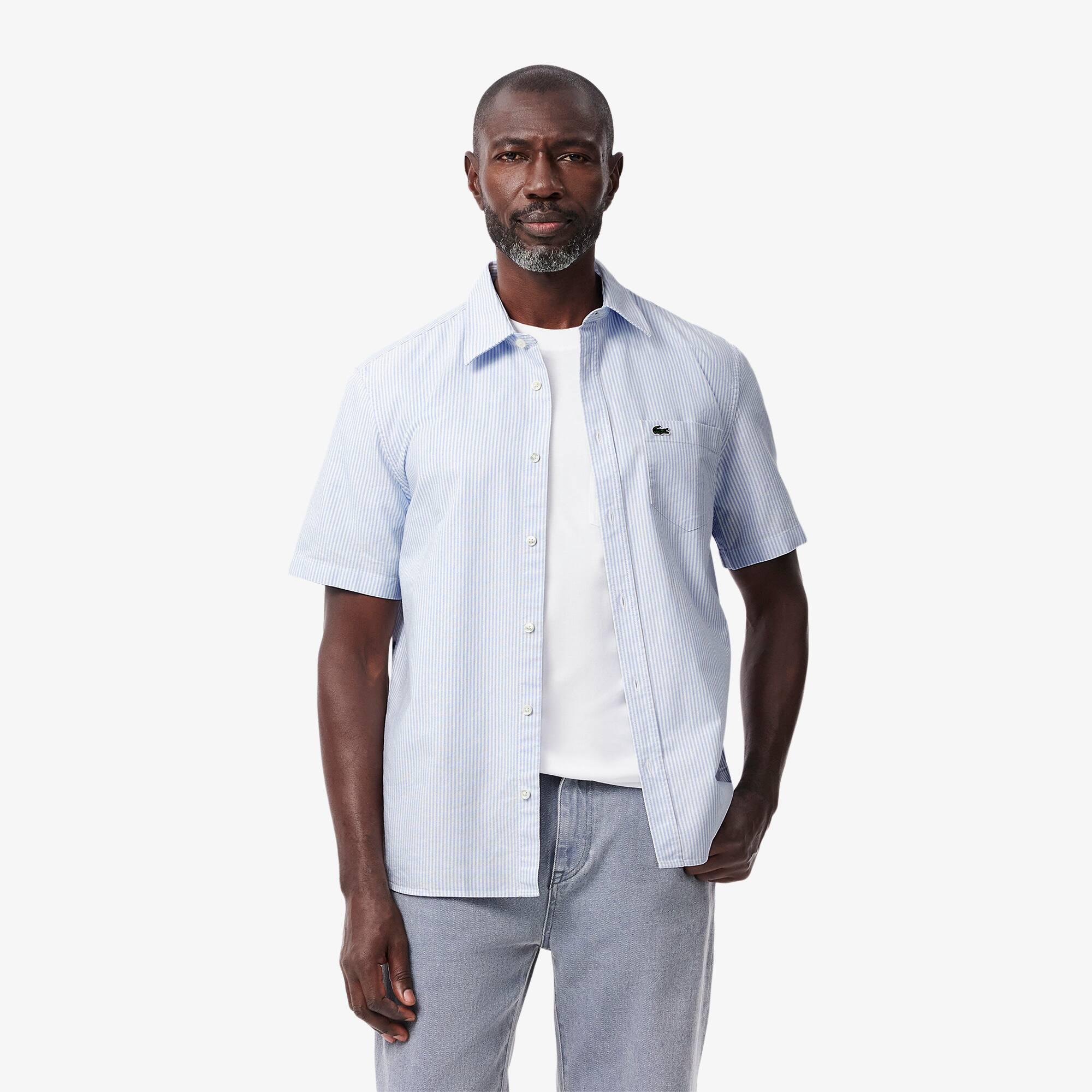 Regular Fit Short Sleeved Oxford Shirt Product Image