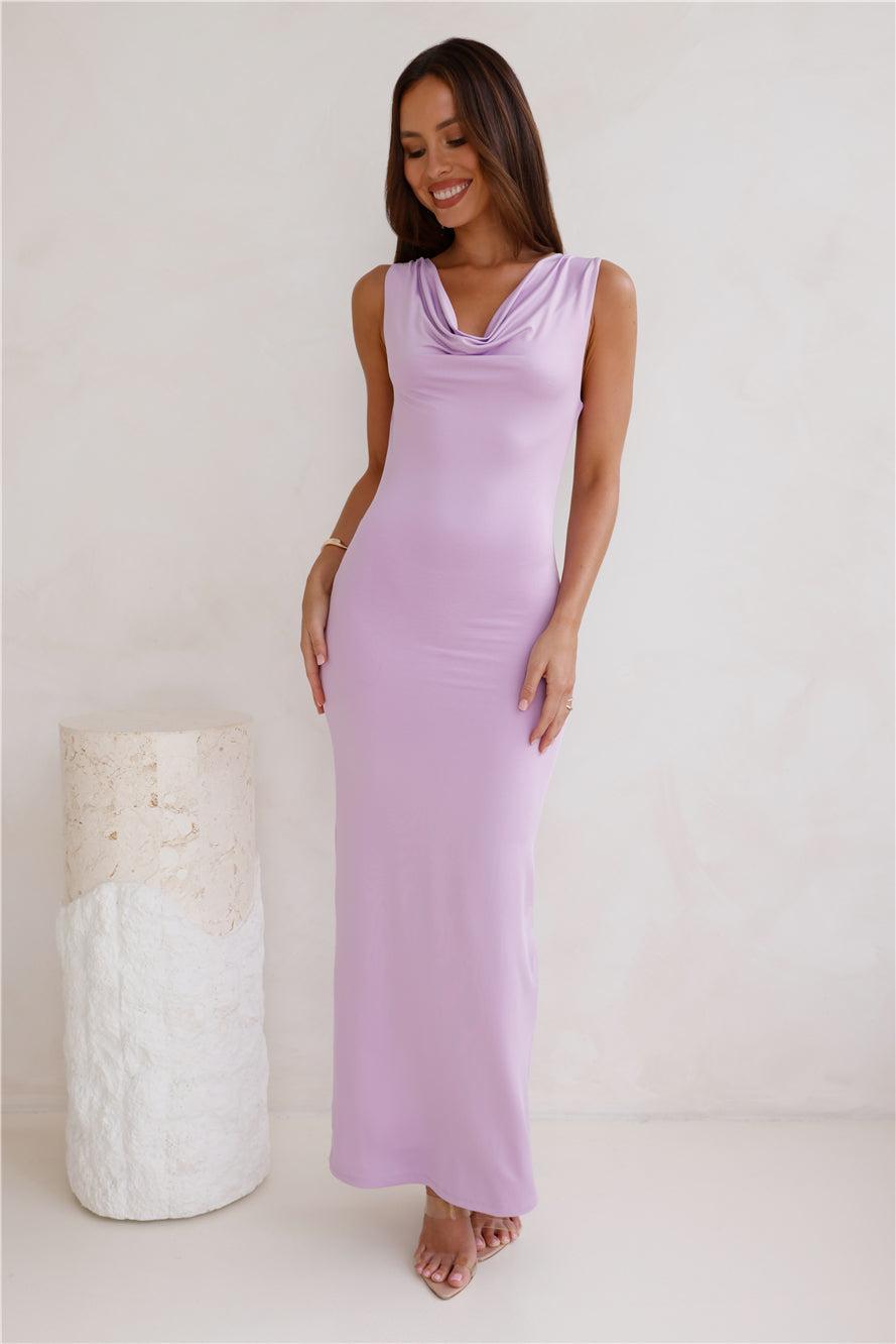 Realistic Dream Maxi Dress Lilac Product Image