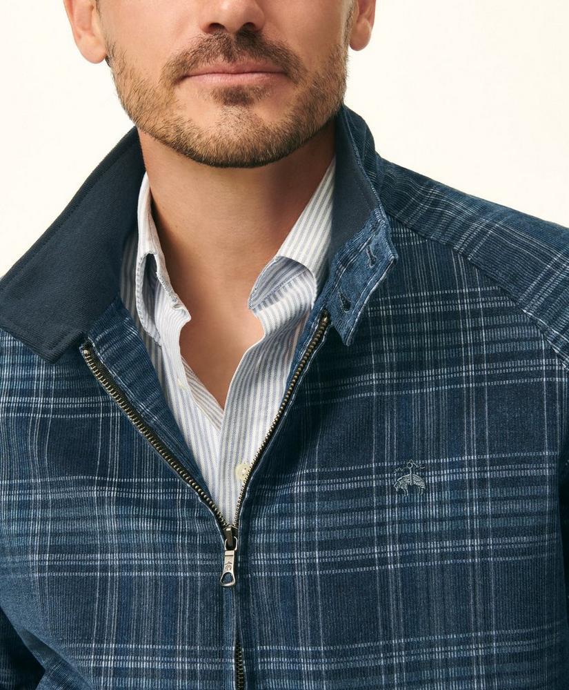 Plaid Corduroy Harrington Jacket in Thermore®-Filled Cotton Product Image