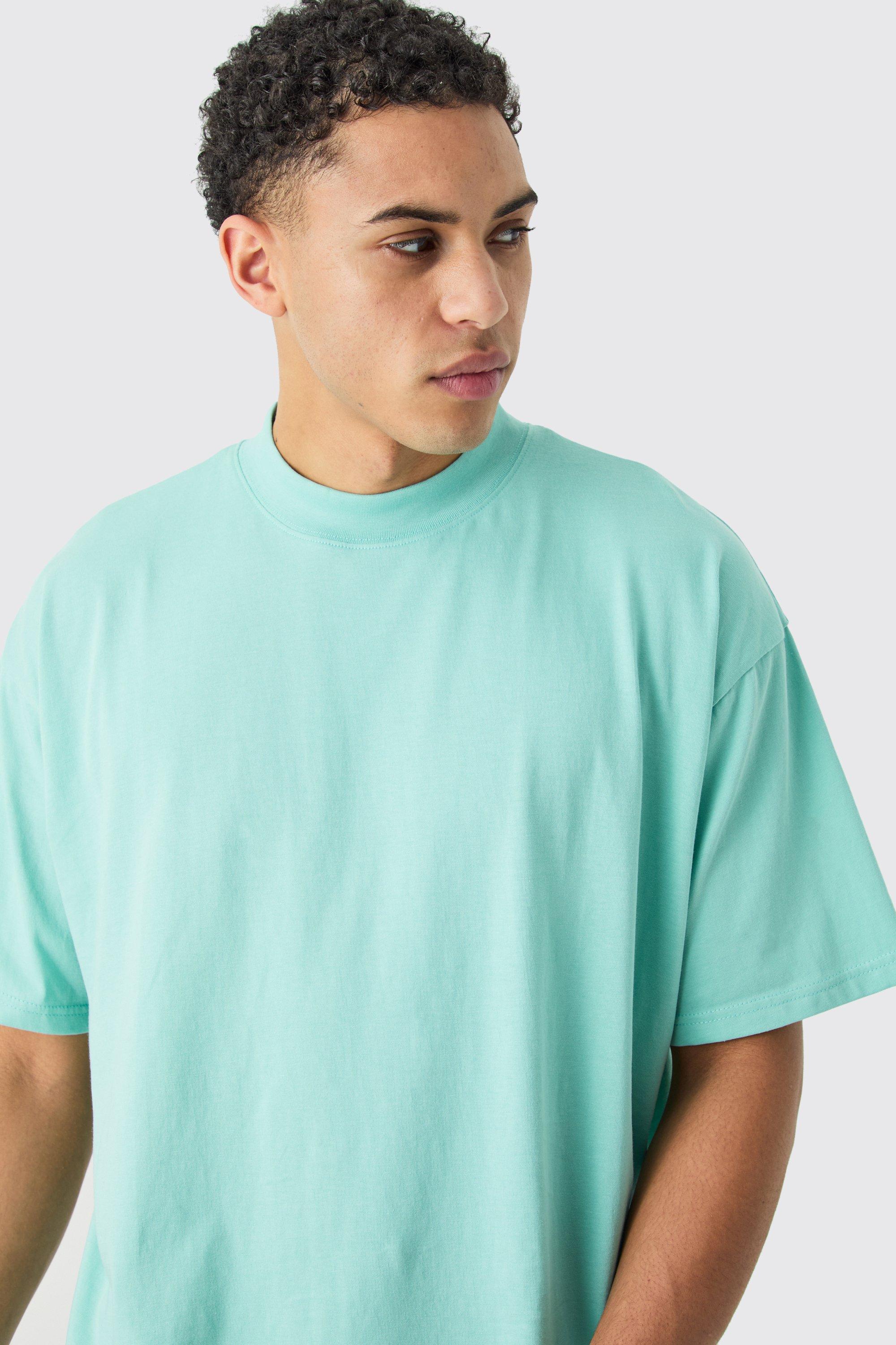 Oversized Extended Neck T-shirt | boohooMAN USA Product Image