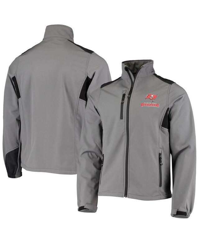 Mens Dunbrooke Charcoal Tampa Bay Buccaneers Circle Softshell Fleece Full-Zip Jacket Product Image