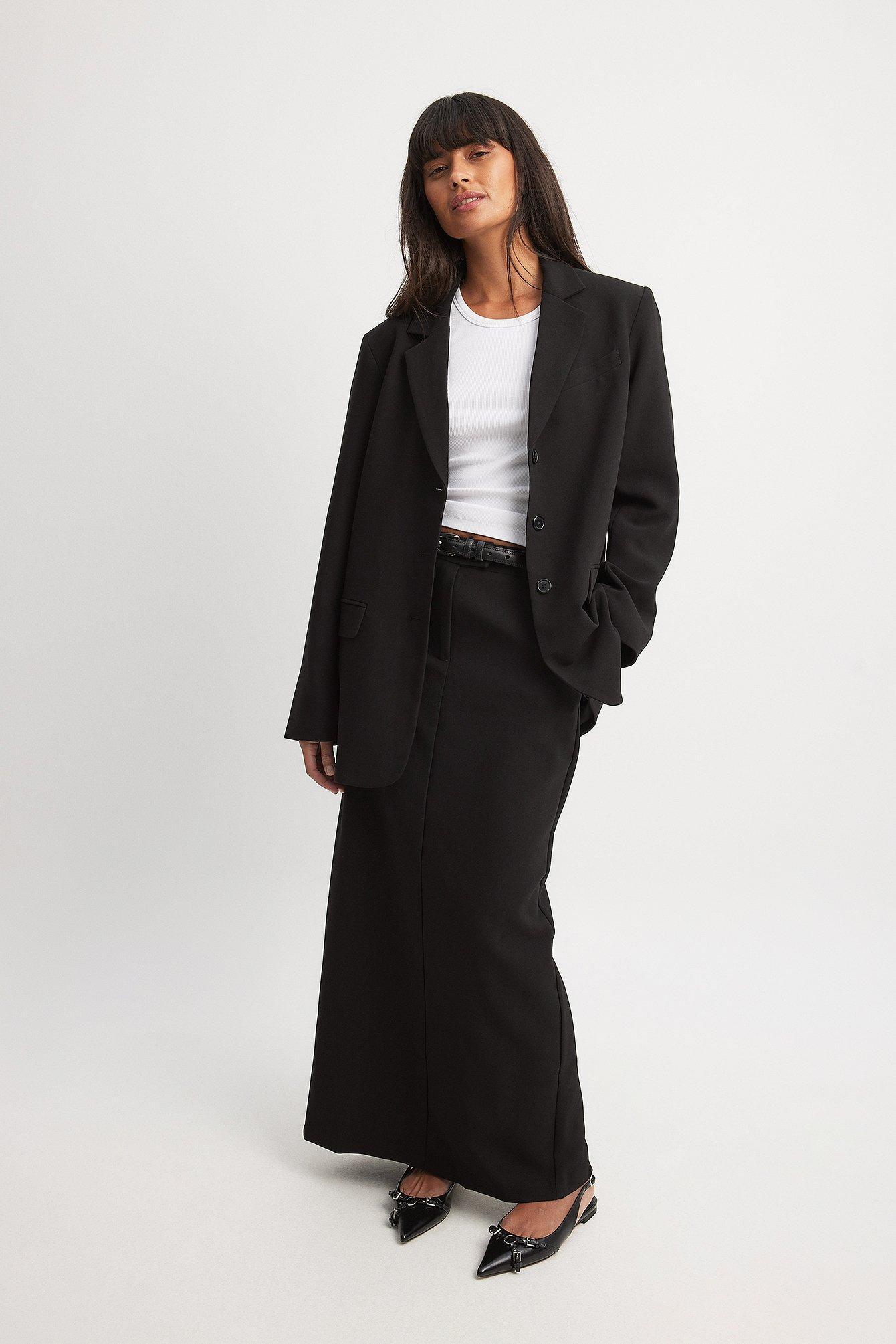 Tailored Maxi Skirt Product Image