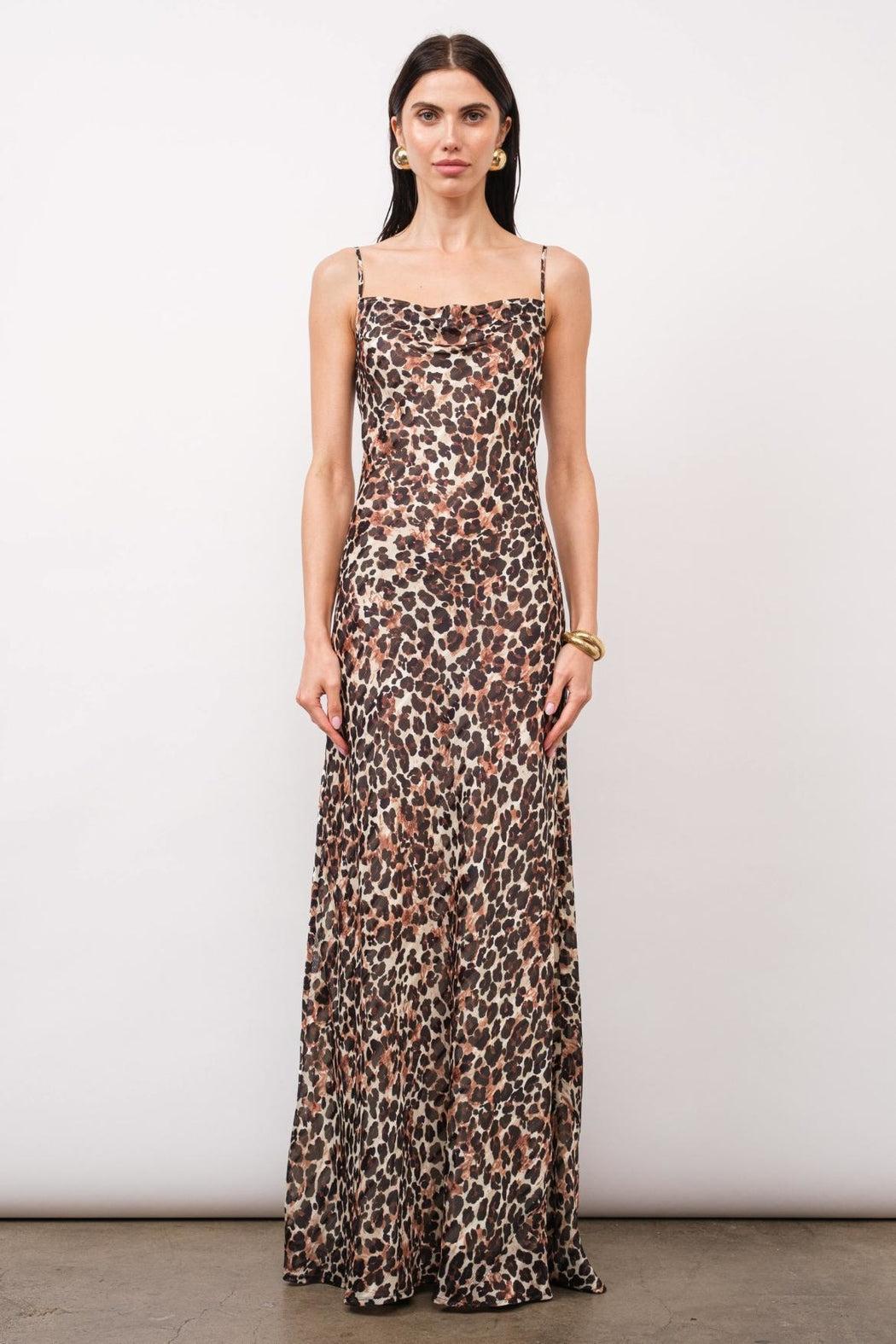 Leopard Maxi Dress Product Image