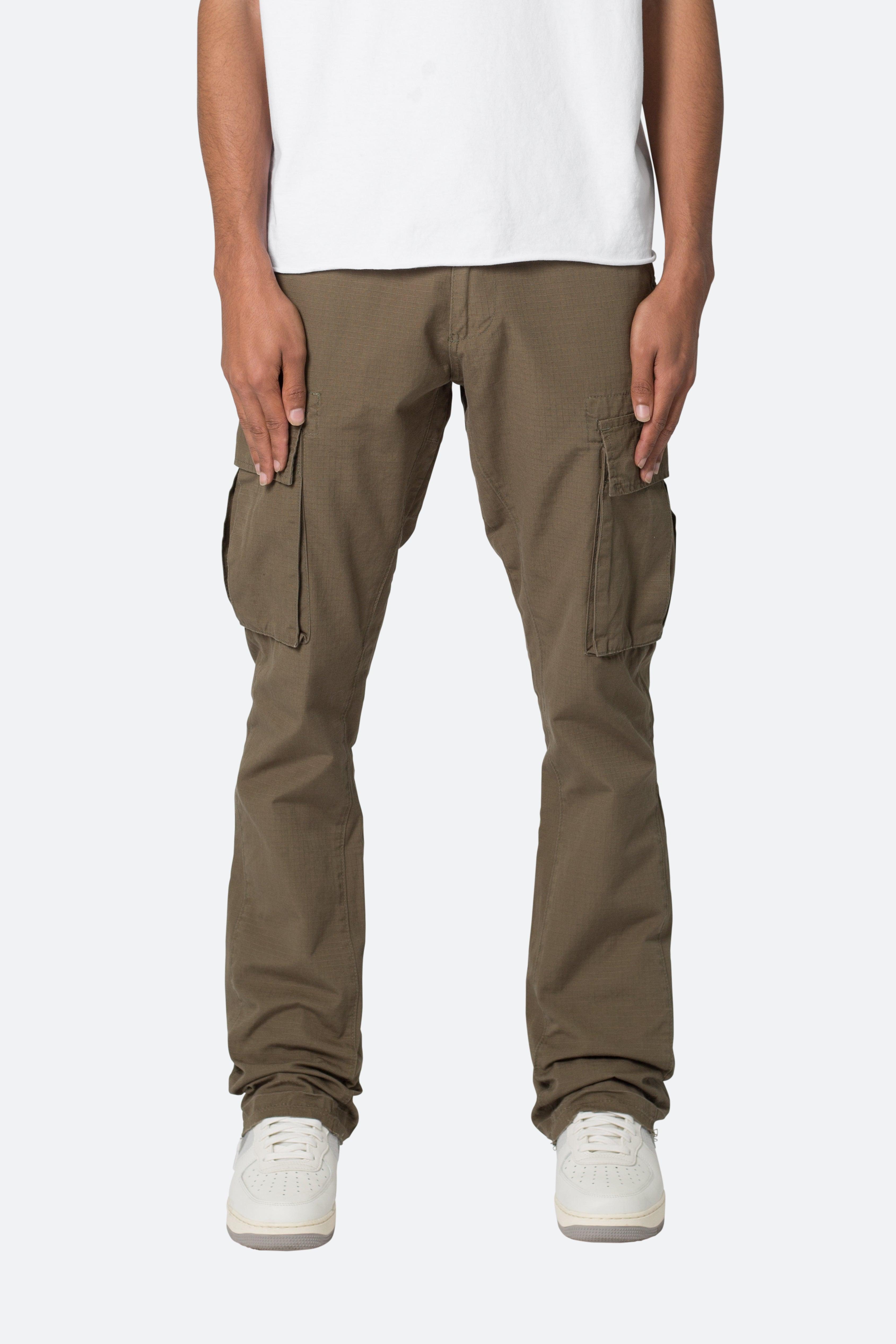 Bootcut Cargo Pants - Olive Product Image