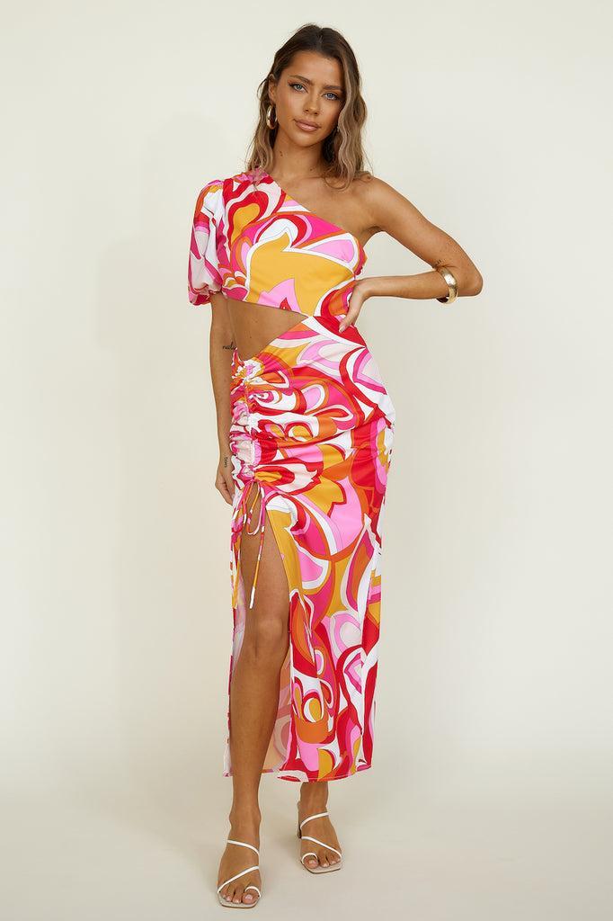 Imaginary Maxi Dress Pink Product Image