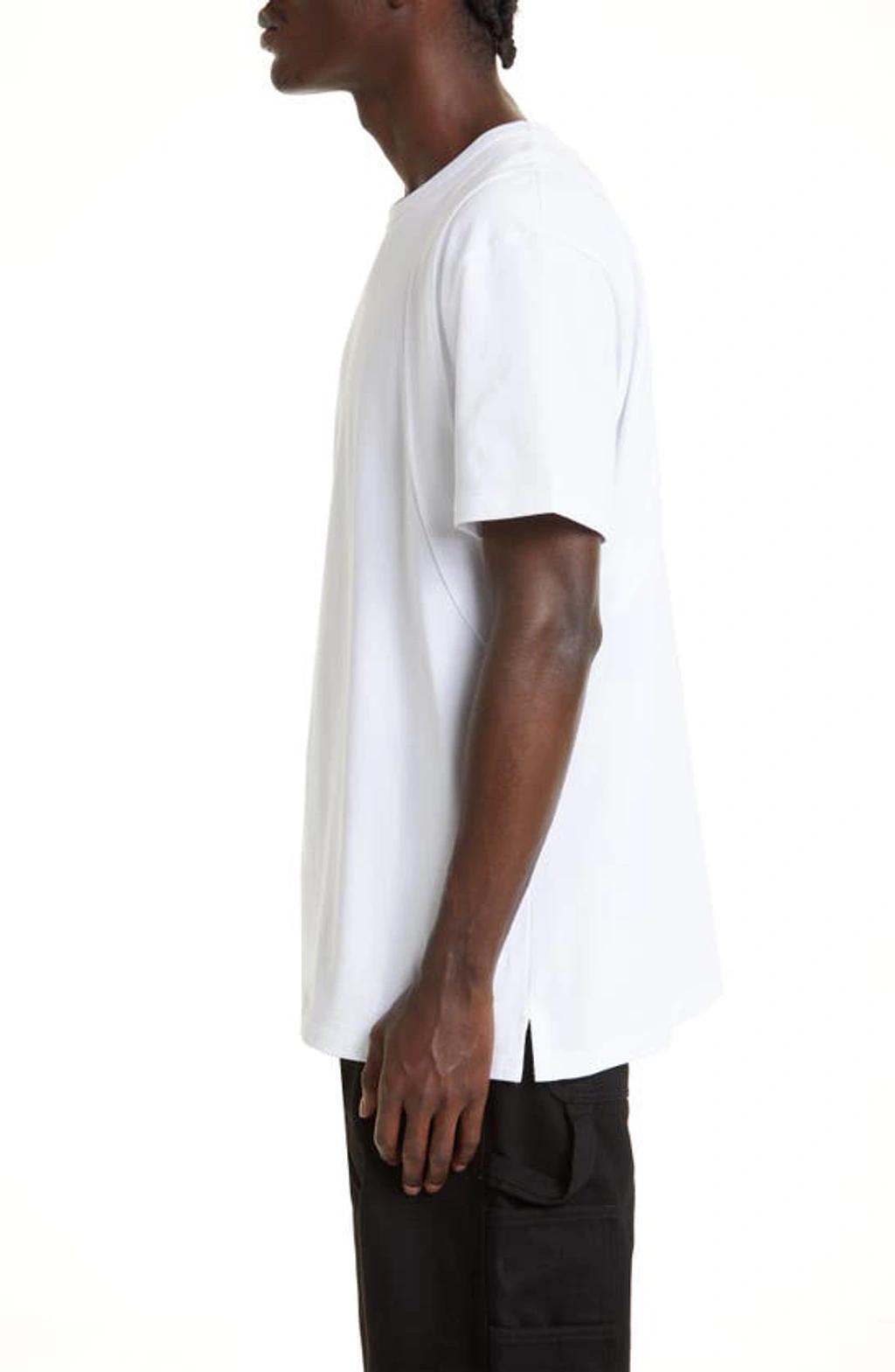 White Harness T-shirt In Bianco Product Image