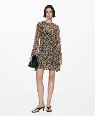 Women's Short Leopard Dress Product Image