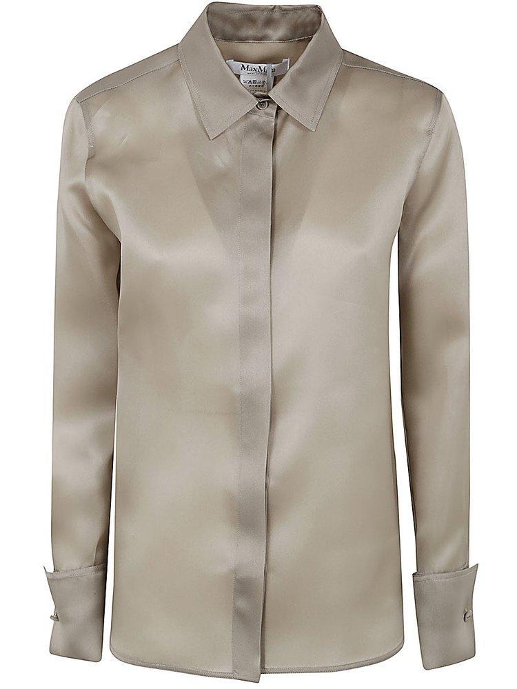 MAX MARA Buttoned Long In Green Product Image