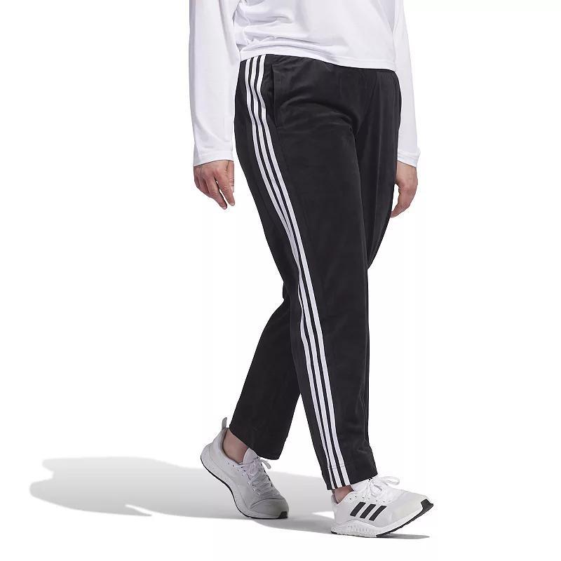 adidas Y2K Glam Pants (Plus Size) Black 2X Womens product image