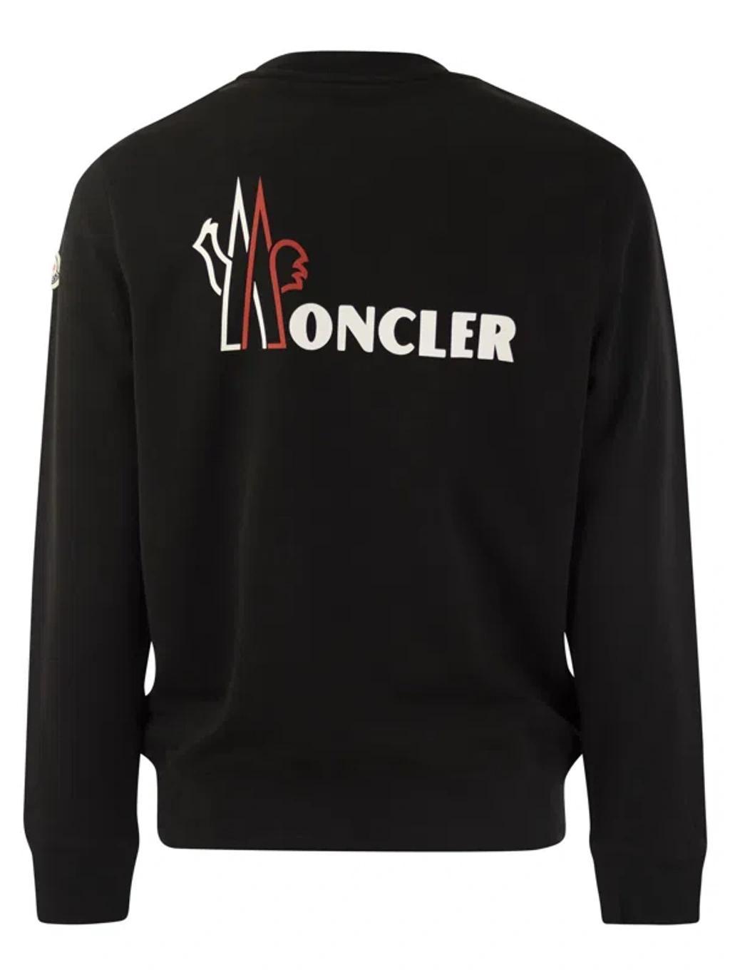 Logoed Crewneck Sweatshirt In Black Product Image