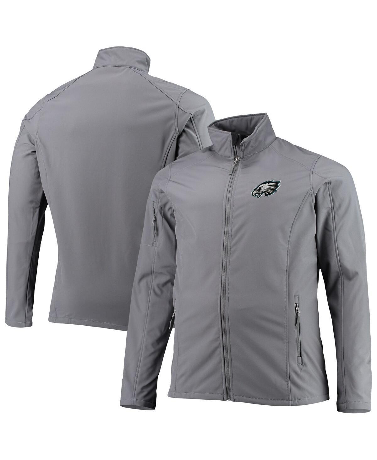 Mens Dunbrooke Charcoal Philadelphia Eagles Big & Tall Sonoma Softshell Full-Zip Jacket Product Image