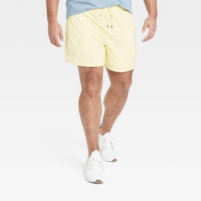 Mens Big Volley Shorts 6 - All In Motion Yellow 2XL Product Image