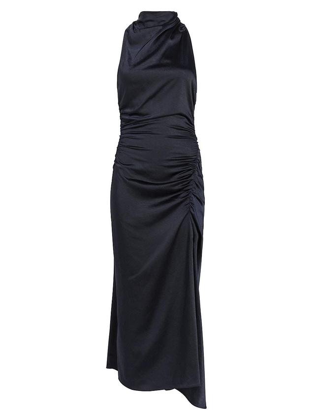 Womens Inez Satin Halter Dress Product Image