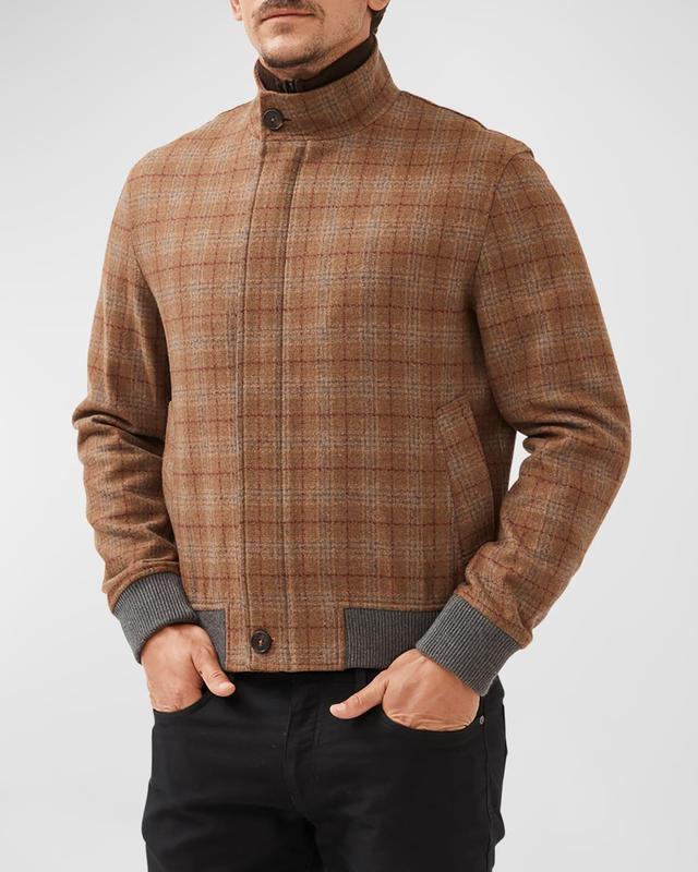 Rodd & Gunn Hampstead Plaid Wool Blend Jacket Product Image