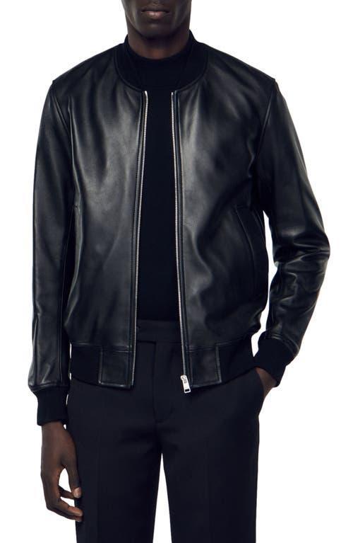 Mens Leather Jacket Product Image