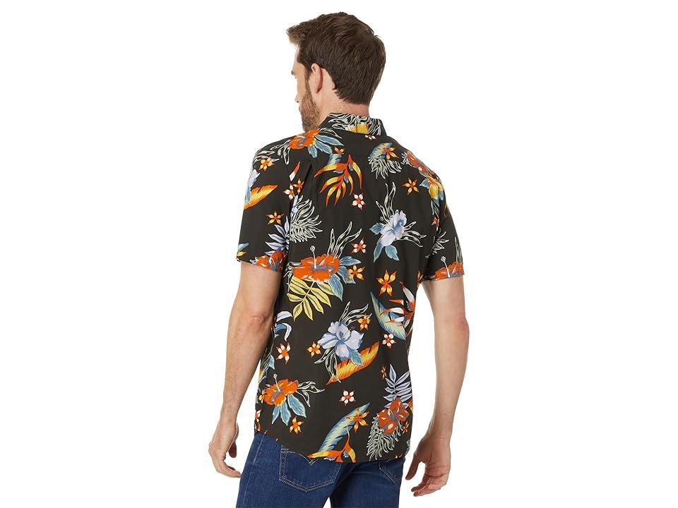 Volcom Sunriser Floral Short Sleeve Woven (Stealth) Men's Clothing Product Image