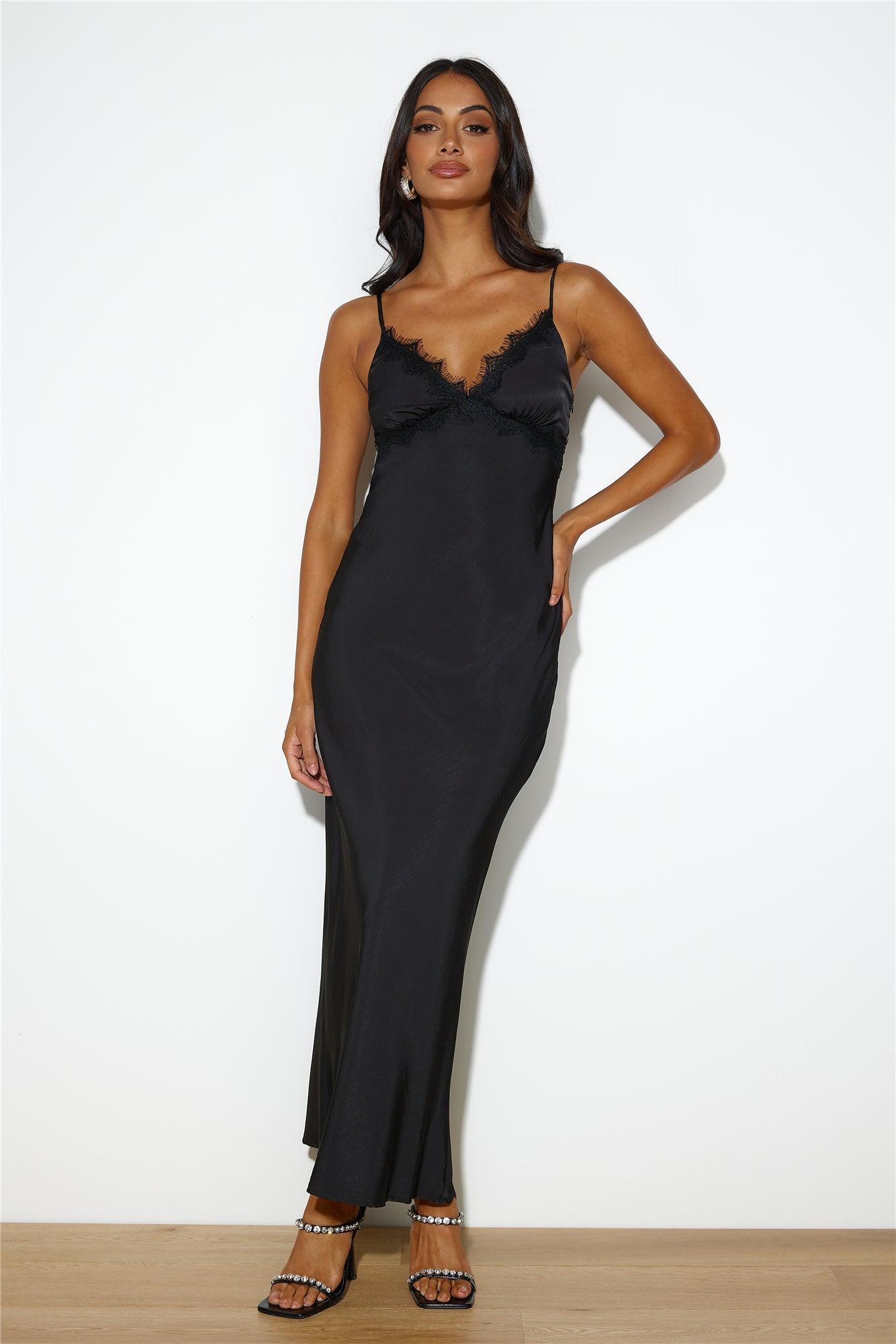 Wanting You Only Maxi Dress Black product image