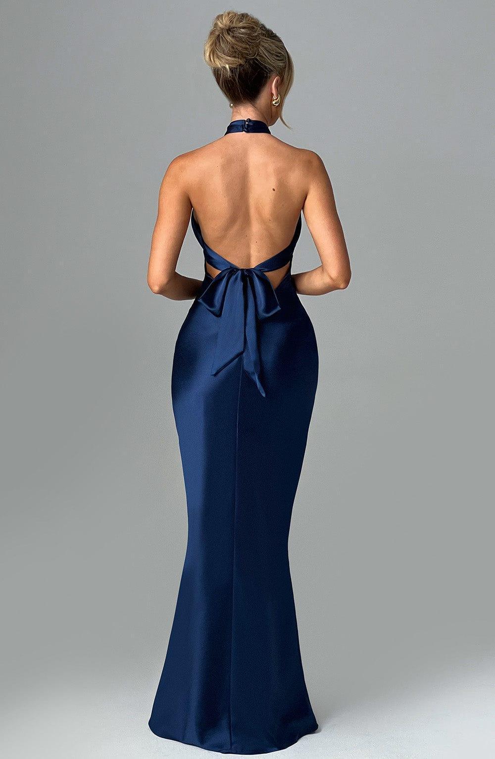 Dimitra Maxi Dress - Navy Product Image