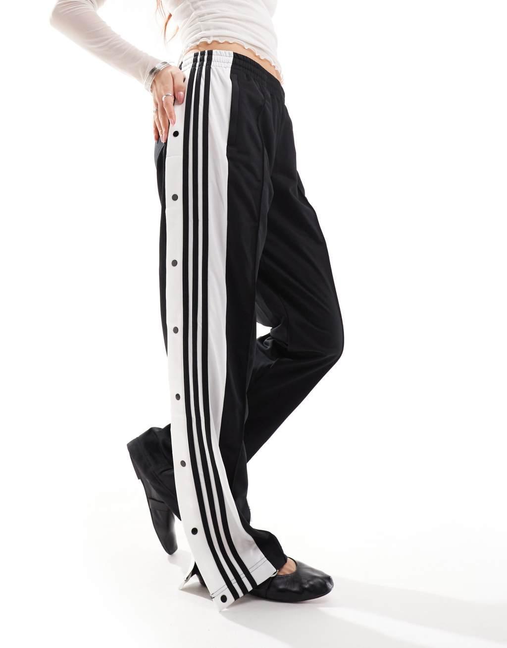 adidas Originals adicolor adibreak side logo track pants in black Product Image