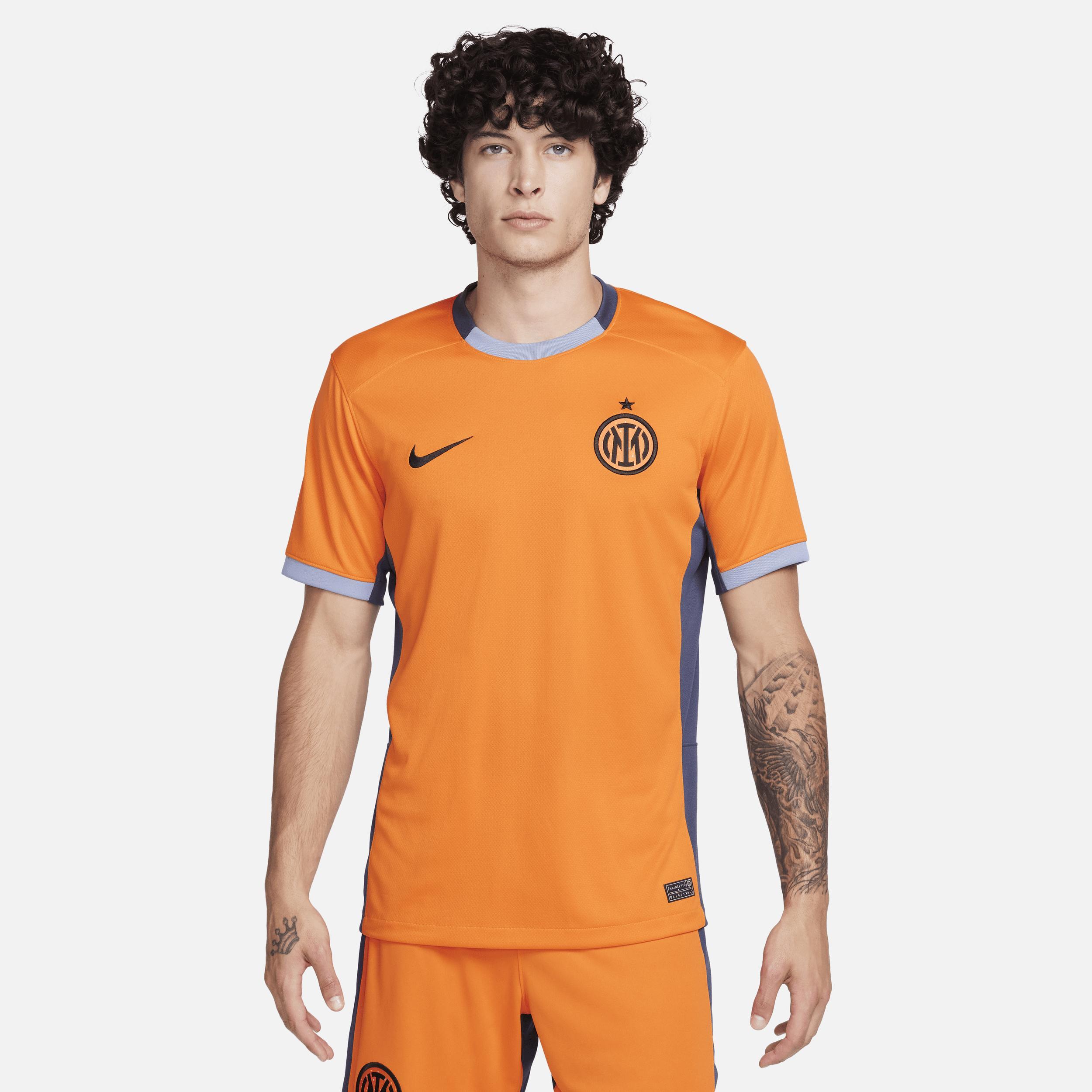 Mens Nike Orange Inter Milan 2023/24 Third Stadium Replica Jersey - Orange Product Image