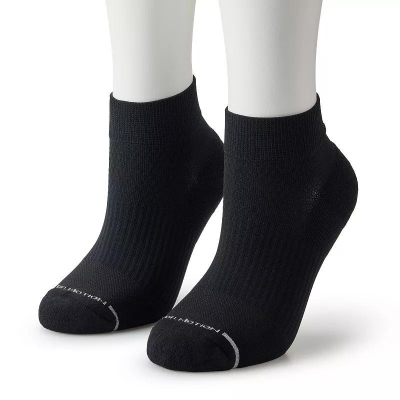 Womens Dr. Motion 2-pk. Compression Performance Quarter Socks Product Image