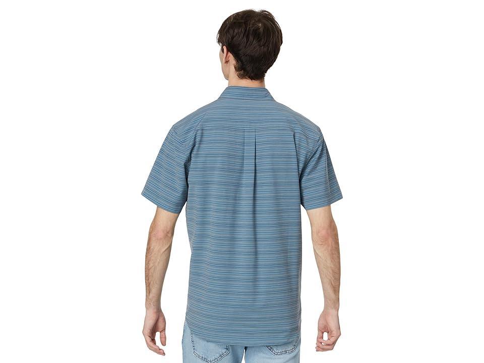 O'Neill Trvlr Upf Traverse Stripe Std (Grey) Men's Clothing Product Image