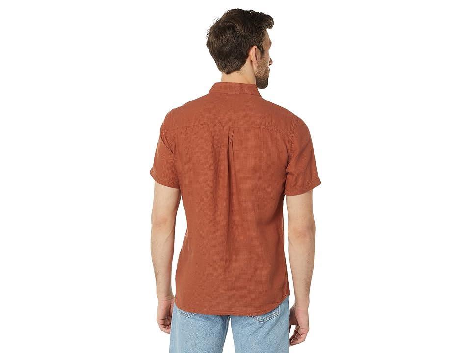 Toad&Co Honcho Short Sleeve Shirt (Rust) Men's Clothing Product Image