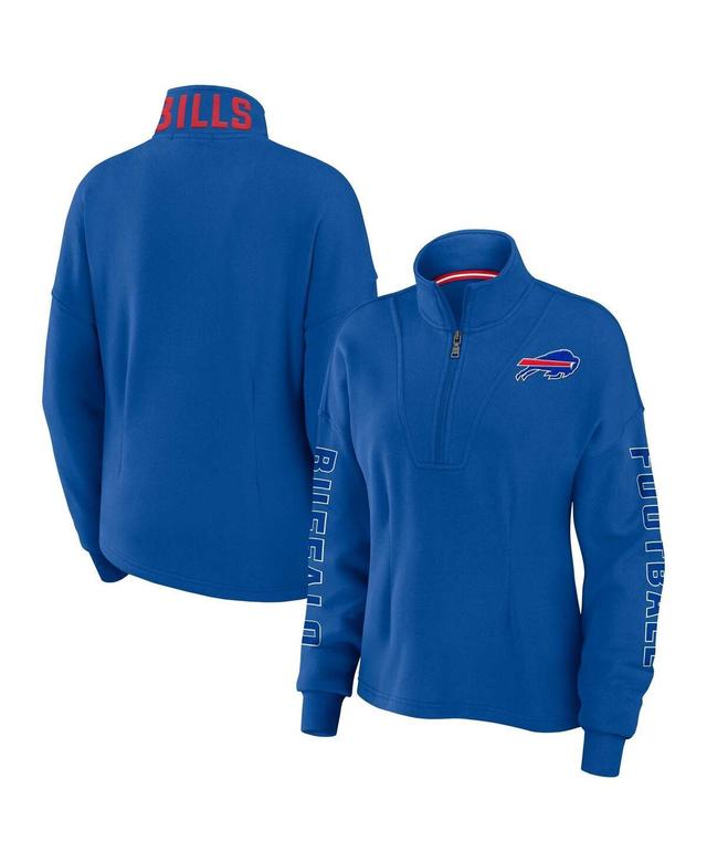 Womens Wear by Erin Andrews Royal Buffalo Bills Half-Zip Jacket Product Image