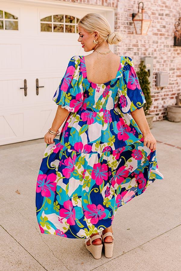 Maui Please Floral Midi Curves Product Image