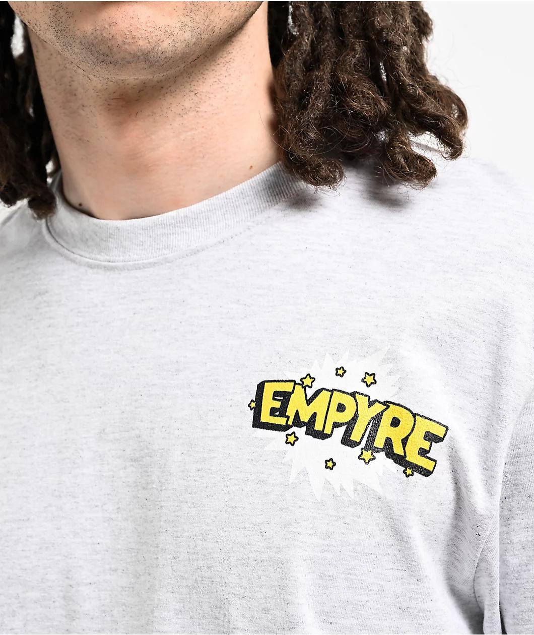 Empyre Fight Cloud Long Sleeve Grey T-Shirt Product Image