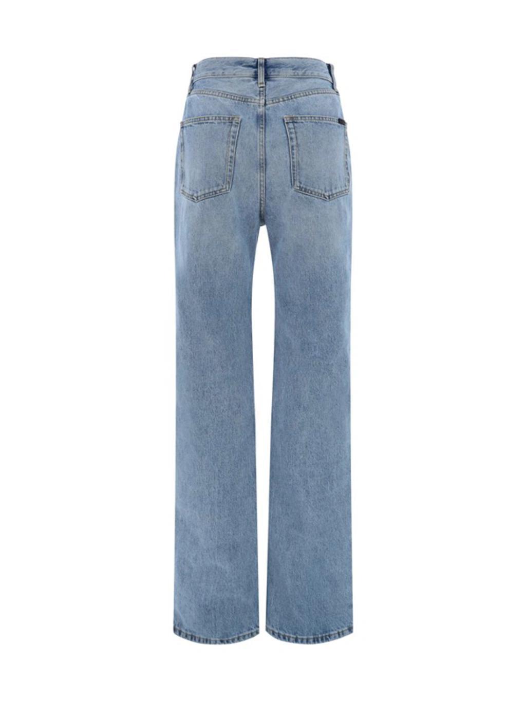 Pants In Lightblue Product Image