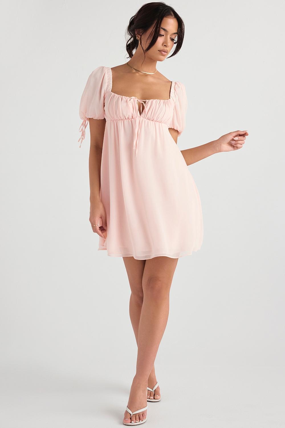 Princess Pink Quartz Mini Dress Product Image