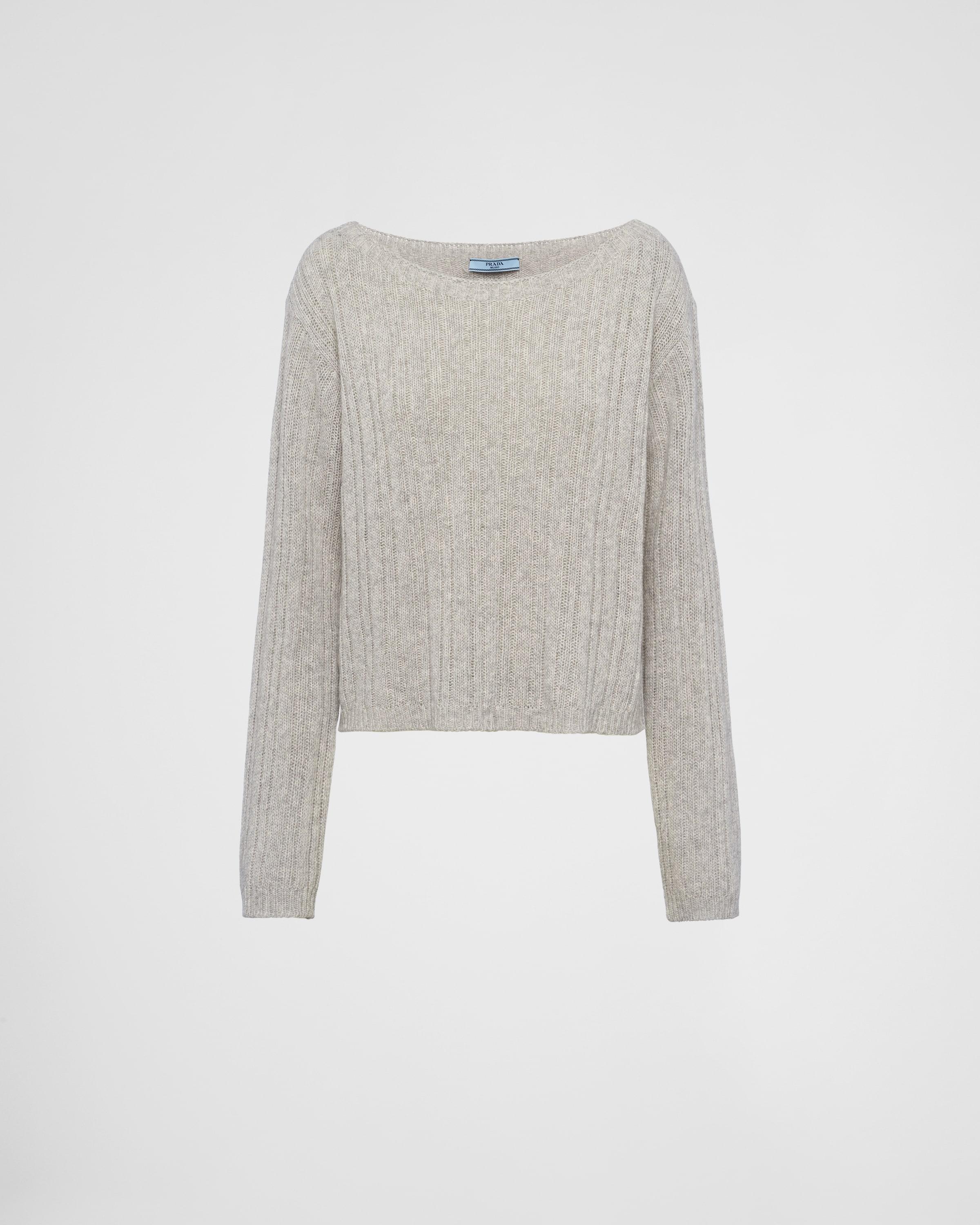 Wool and cashmere boat-neck sweater Product Image