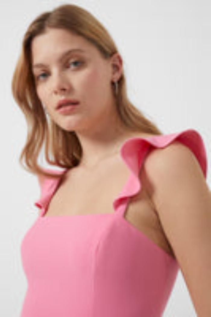 Whisper Ruffle Strap Dress - Morning Glory Product Image