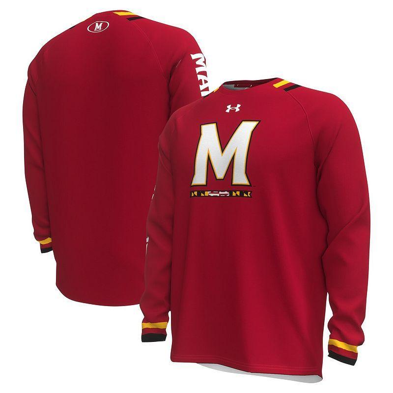 Mens Under Armour Maryland Terrapins ShooterRaglan Long Sleeve T-Shirt Product Image