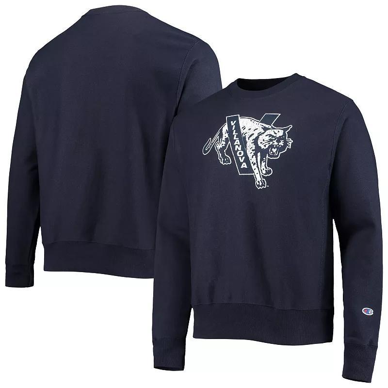 Mens Champion Navy Villanova Wildcats Vault Logo Reverse Weave Pullover Sweatshirt Product Image