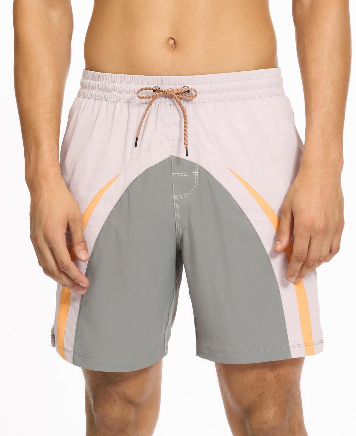 Puma Mens 7 Swim Swxp Colorblocked Trunks Product Image