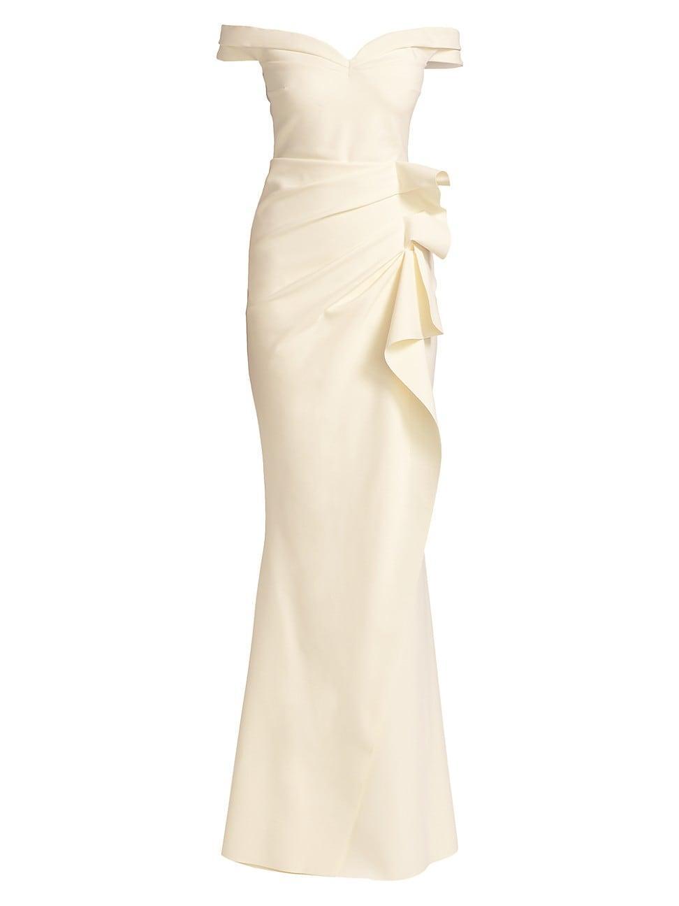 Womens Radoslava Off-The-Shoulder Wrap Gown Product Image