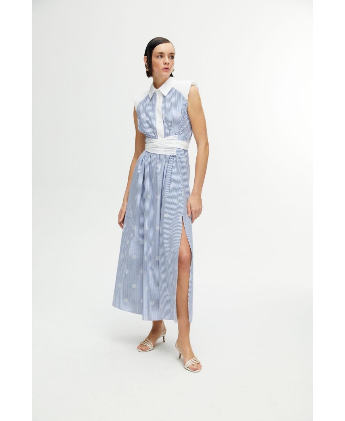 Nocturne Womens Belted Shirt Dress Product Image