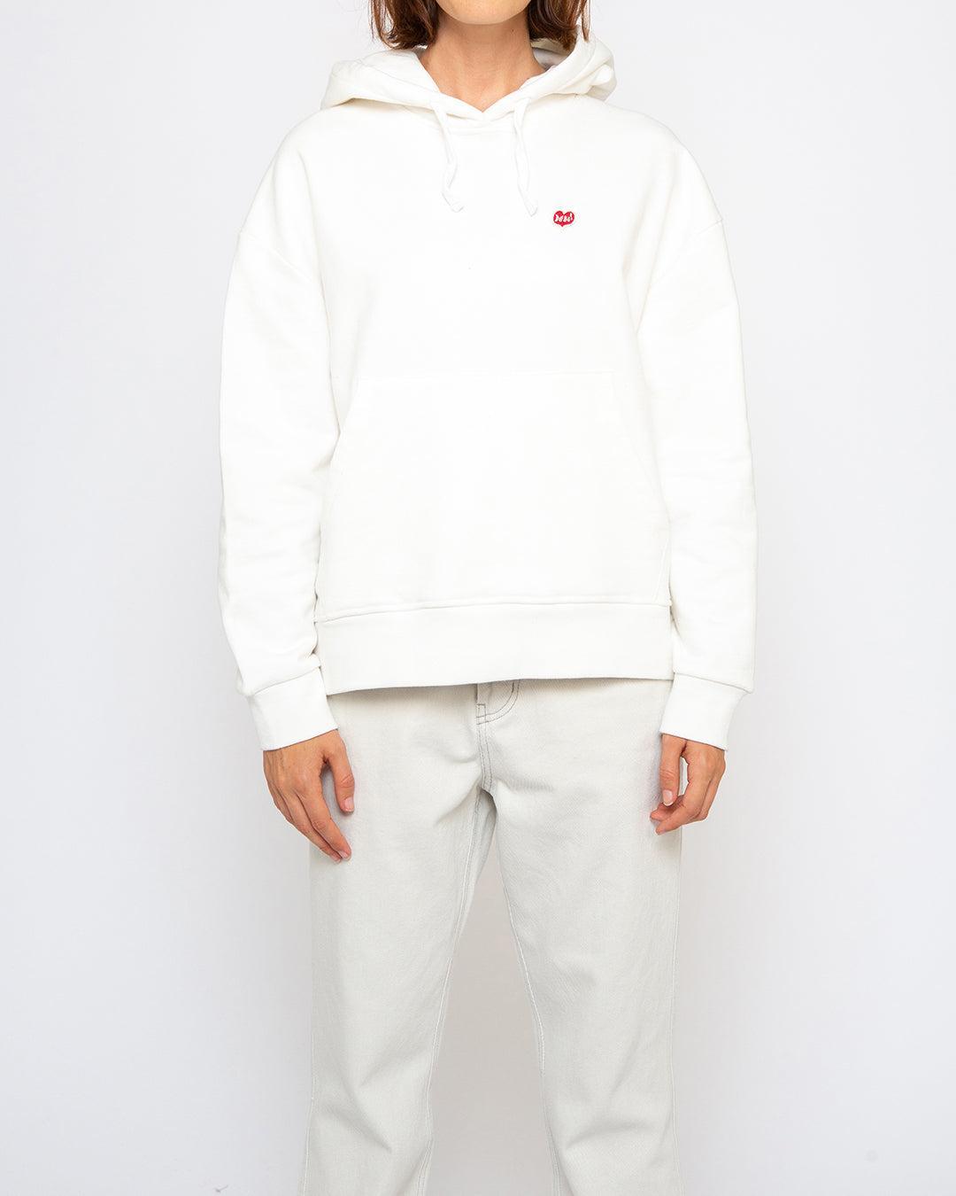 True Romance Hoodie (Oversized Fit) - Vintage White Product Image