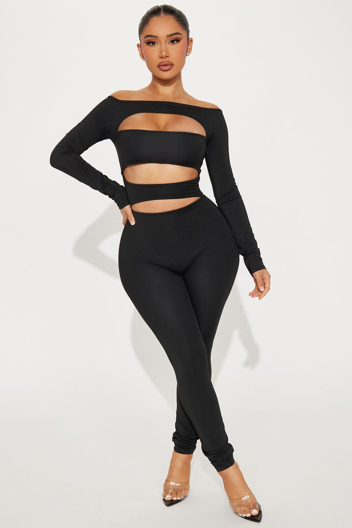 Still Mine Jumpsuit  - Black Product Image