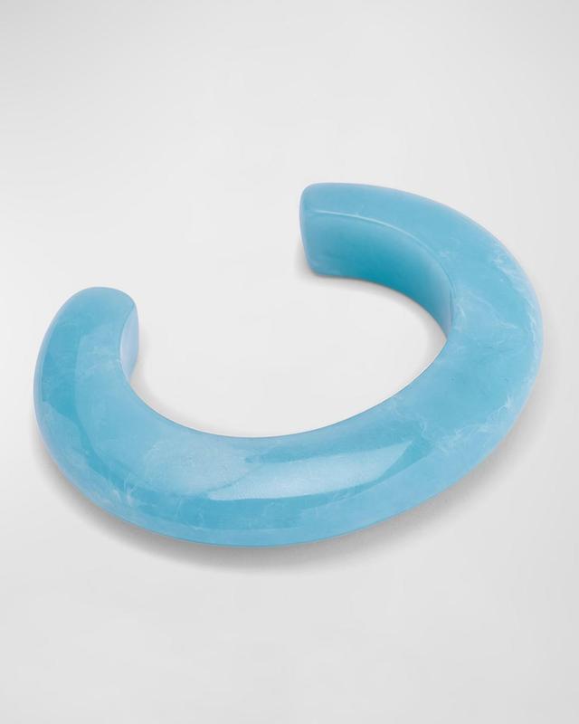 Lizzie Fortunato - Ridge Acrylic Cuff Bracelet - Blue - OS - Moda Operandi - Gifts For Her Product Image