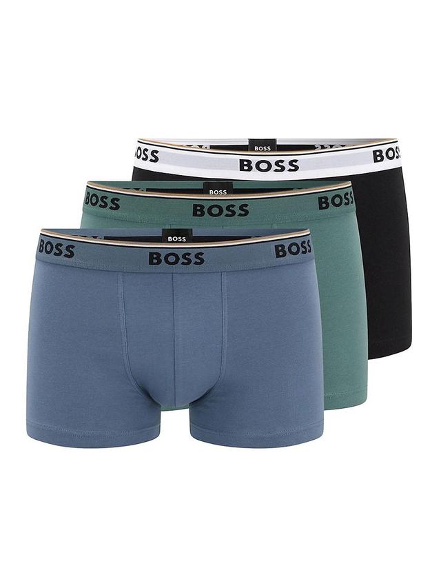 Mens Regular-Rise Boxer Brief Trunks Product Image