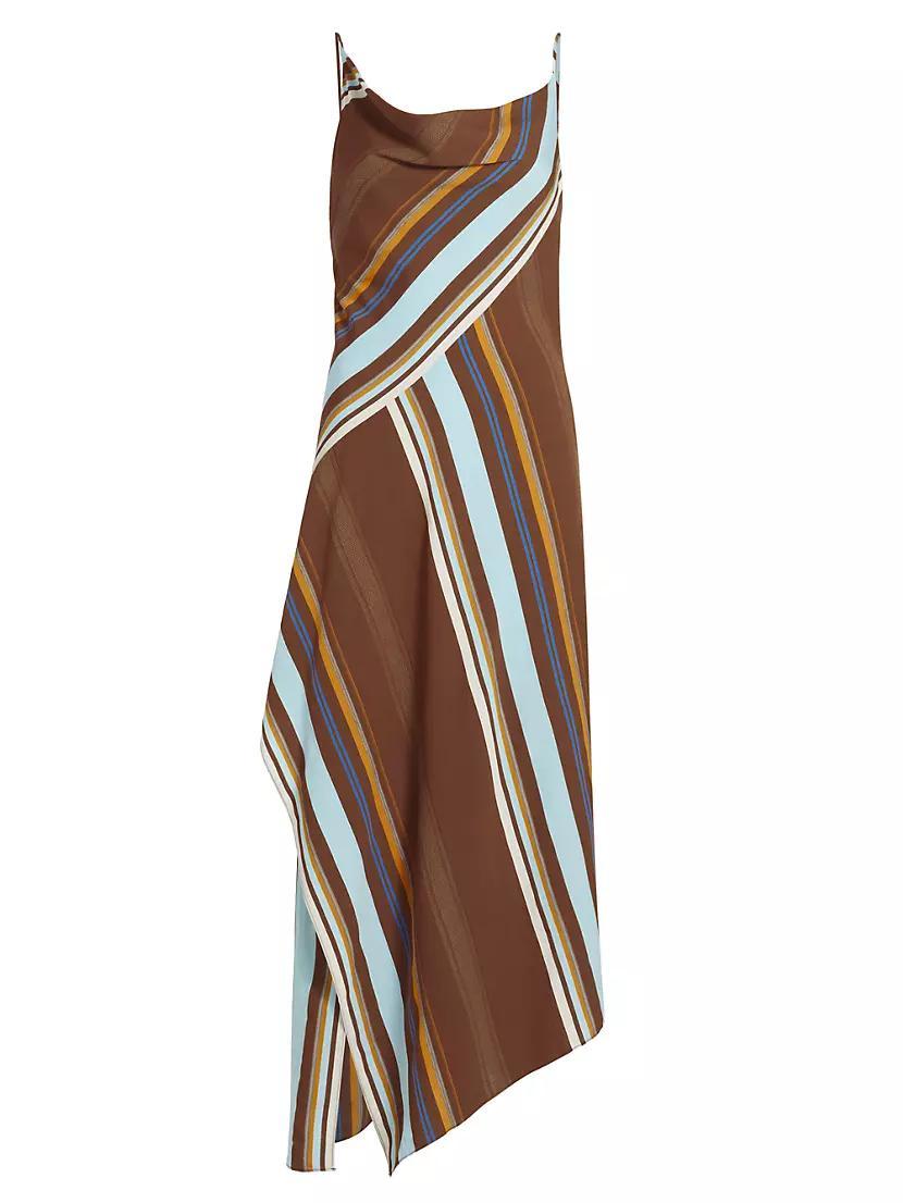 Lauren Striped Midi-Dress Product Image