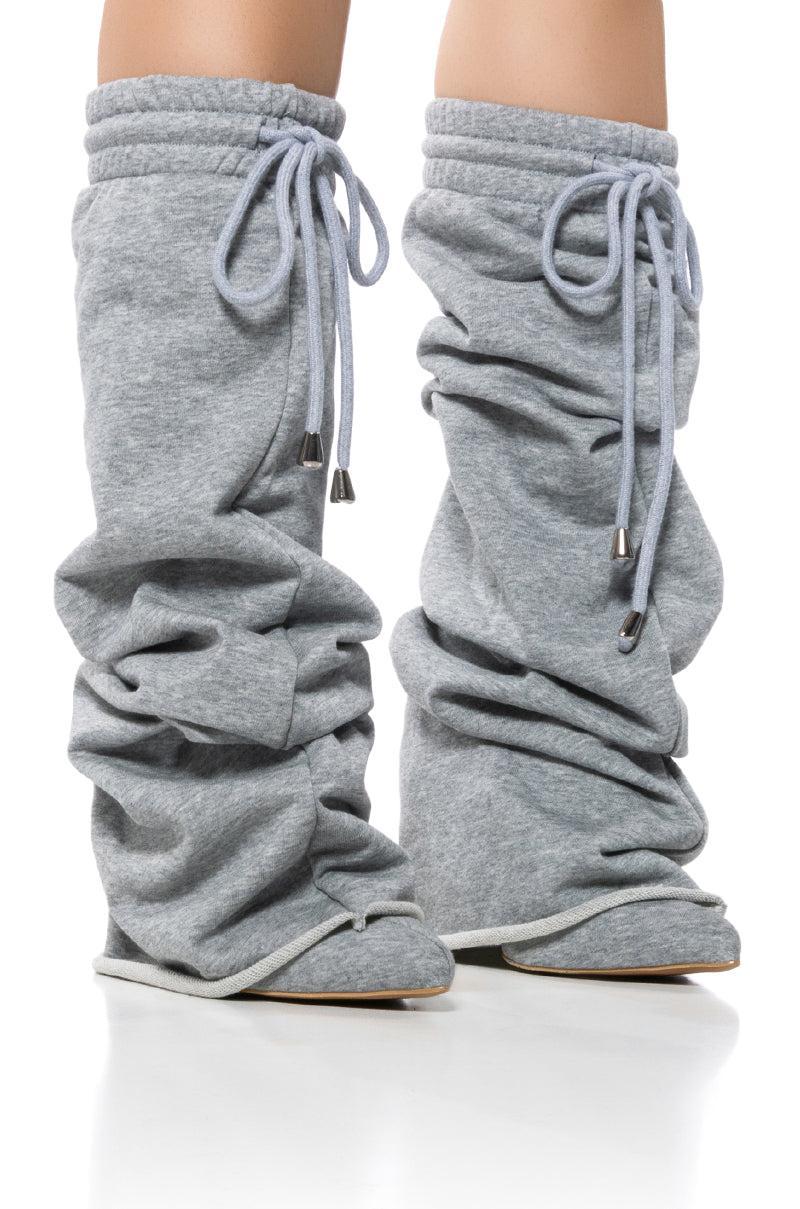 CARIO GREY SWEATPANT BOOT Product Image