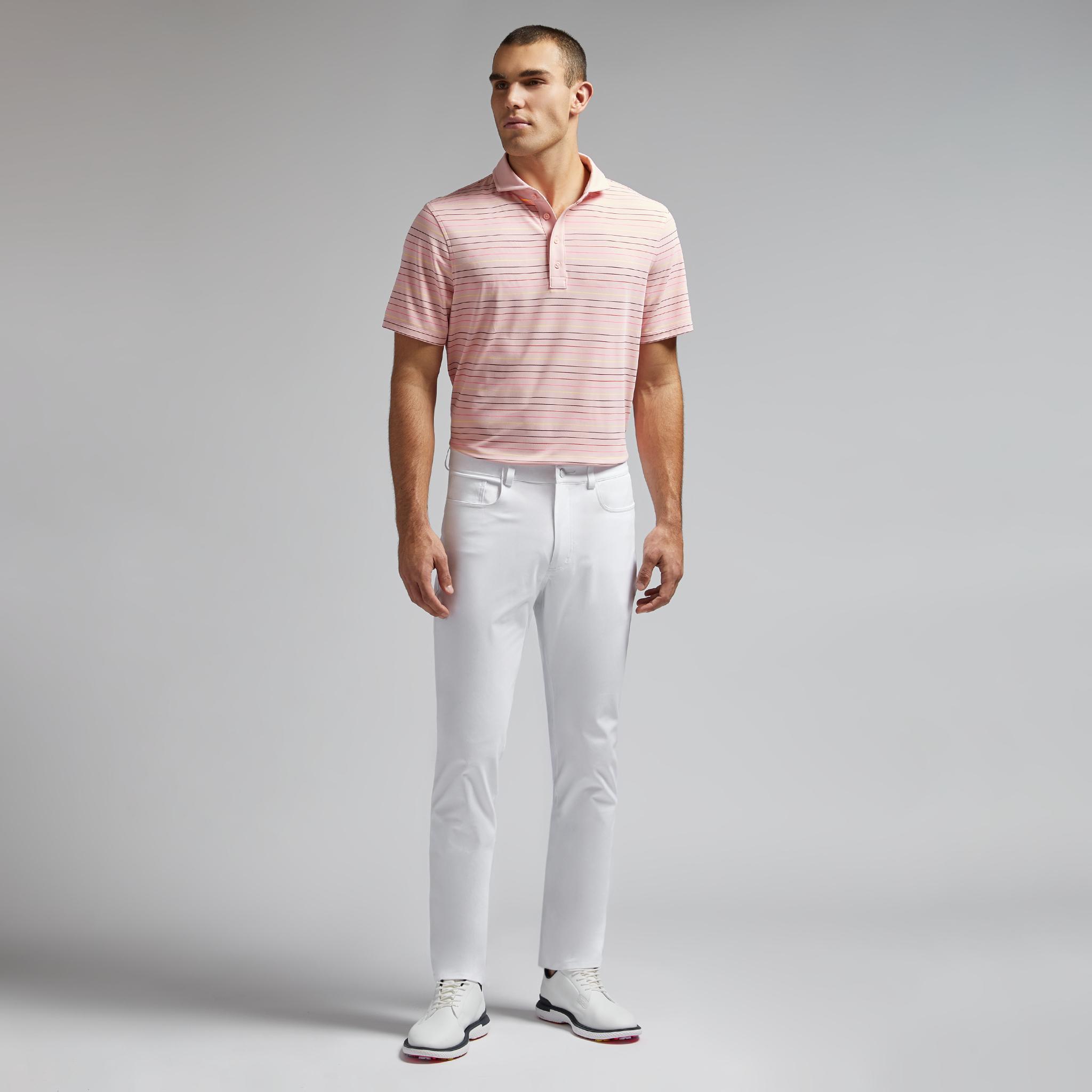 MULTI STRIPE TECH PIQUÉ POLO Product Image