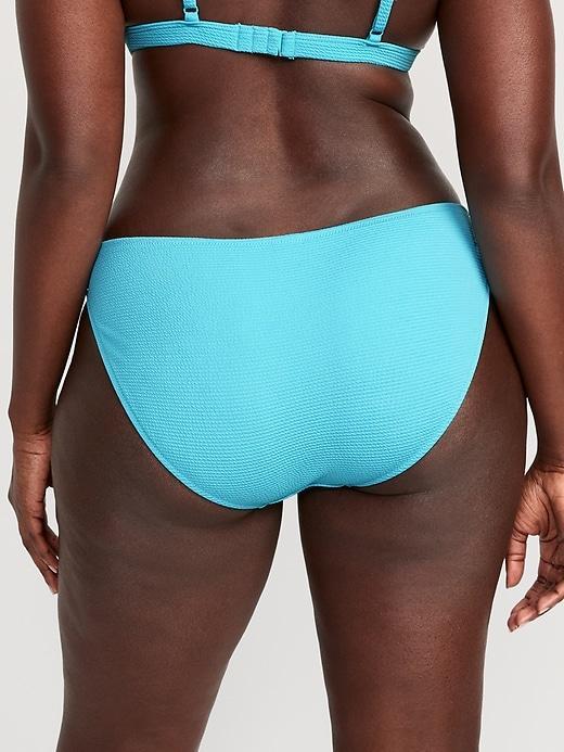 Low-Rise Classic Pucker Bikini Swim Bottoms Product Image