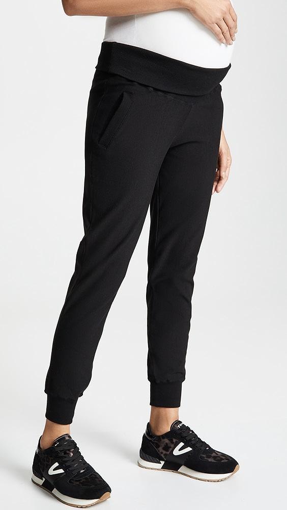 Plush Maternity Fold Over Joggers | Shopbop Product Image